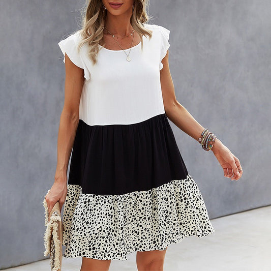 Lolly Leopard Dress | Black