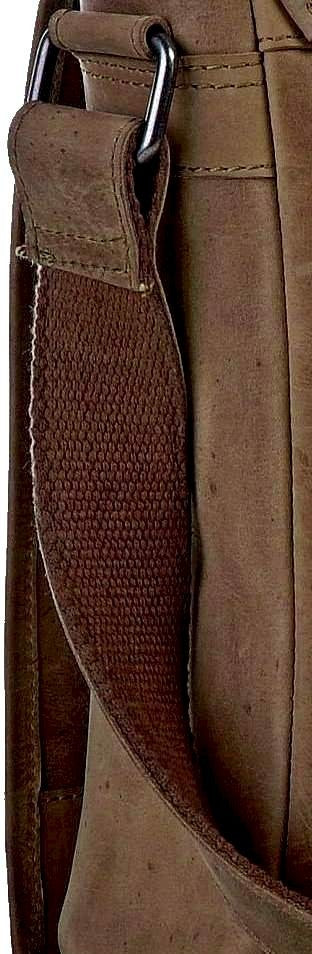Cherokee Leather Satchel Bag - Tobacco