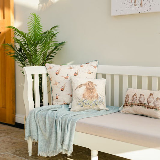 Wrendale Cushion | Bright Eyes Hare