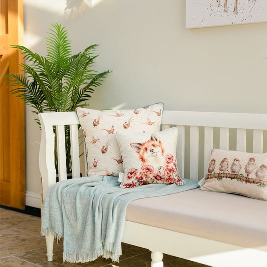 Wrendale Cushion | Poppy Fields