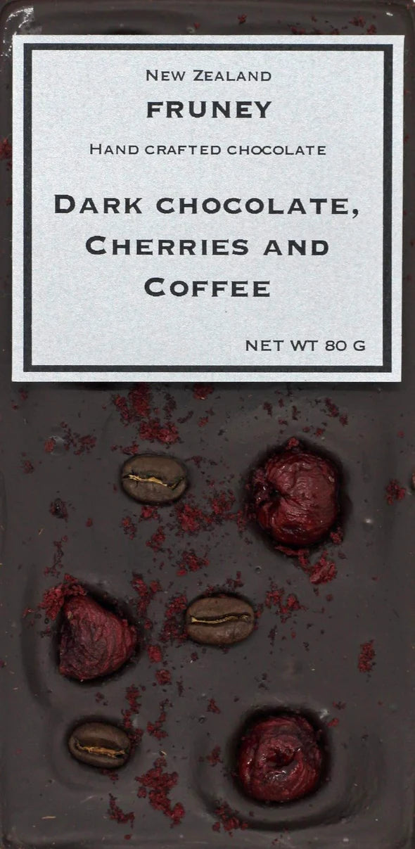 Fruney Chocolate | Dark chocolate, Cherries & Coffee
