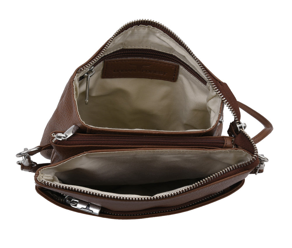 Eva Small Square Leather Sling | Rambler Cocoa