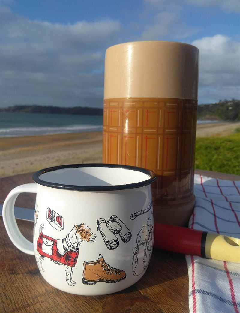 Wolfkamp & Stone - Tramping - Enamel Mug