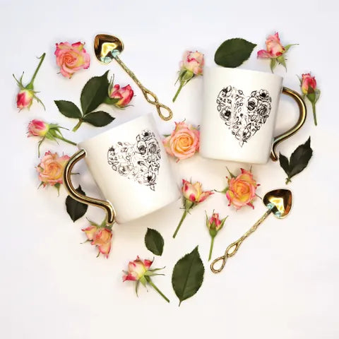 Rose Heart Mug