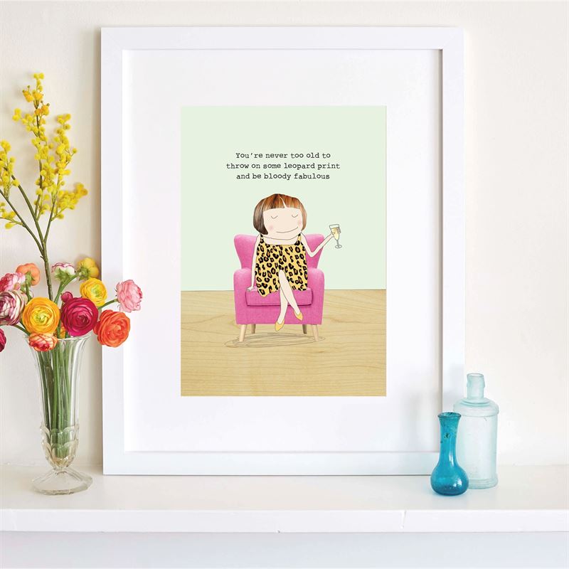 Rosie Made A Thing - Fabulous - A4 Art Print