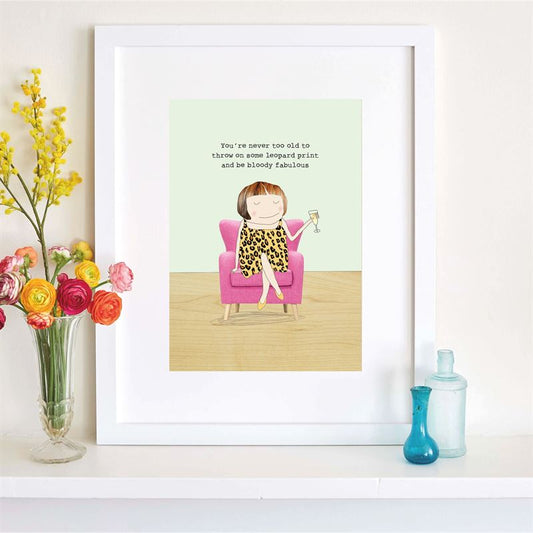 Rosie Made A Thing - Fabulous - A4 Art Print