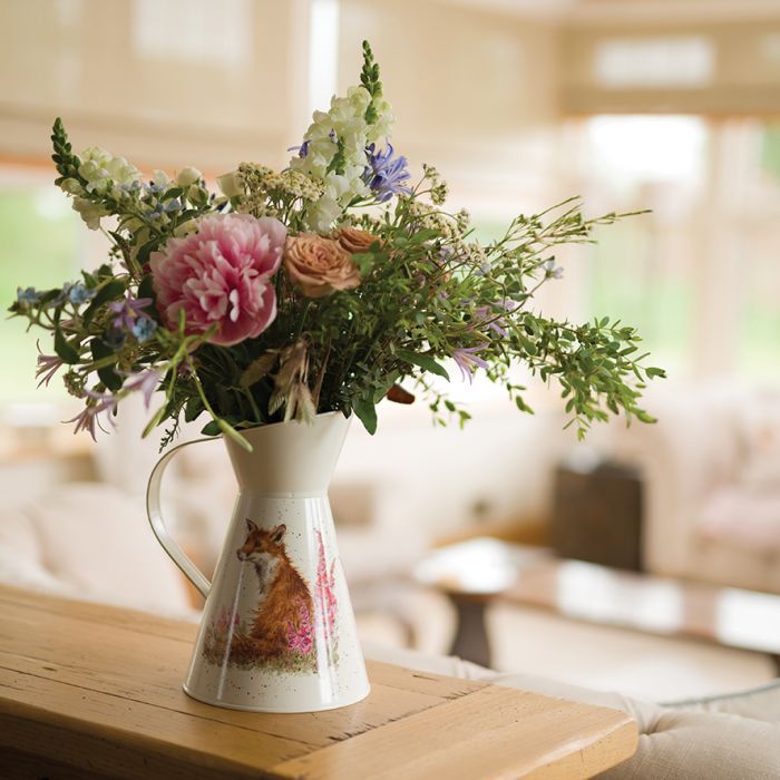 Wrendale Flower Jug | Foxlgloves Fox