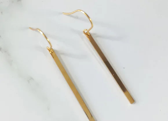 Bar Earring | Gold