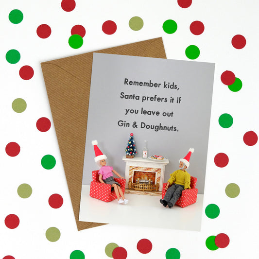 Gin & Doughnuts Card