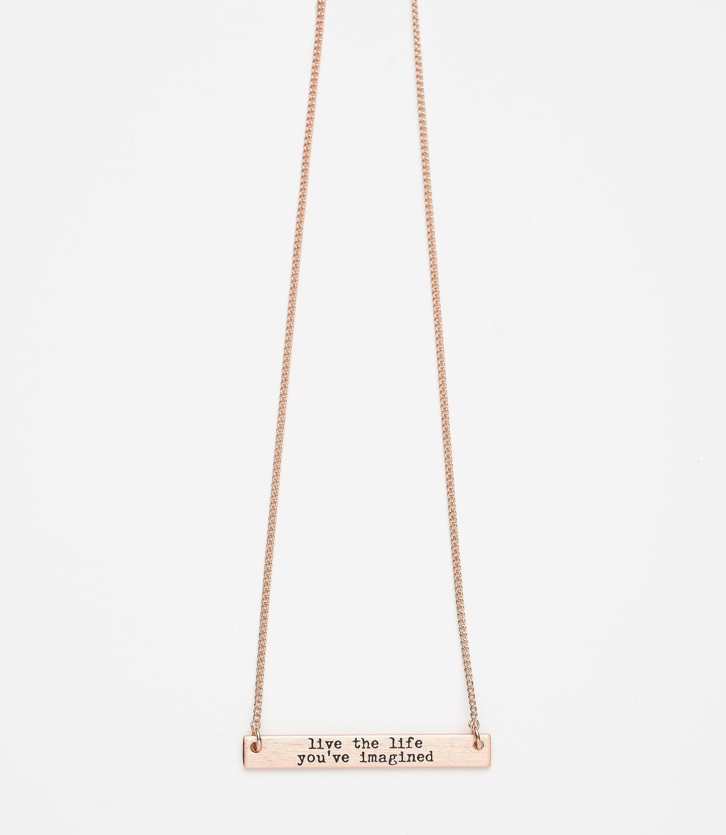 Imagine Rose Gold Necklace