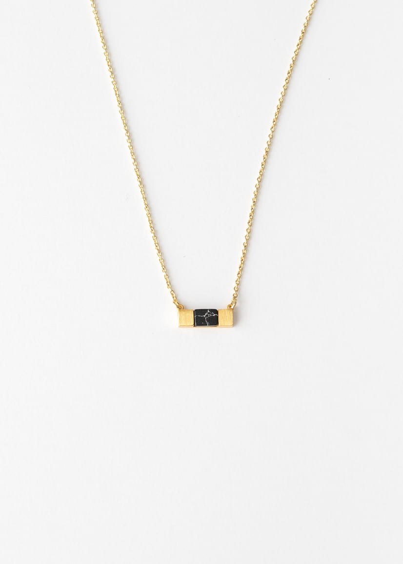 Marble Gold Necklace