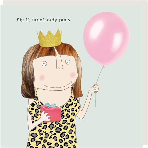Rosie Card | No Pony