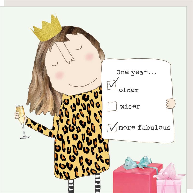 Rosie Made A Thing - One Year Older - Birthday Card