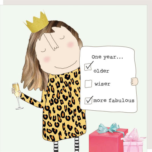 Rosie Made A Thing - One Year Older - Birthday Card