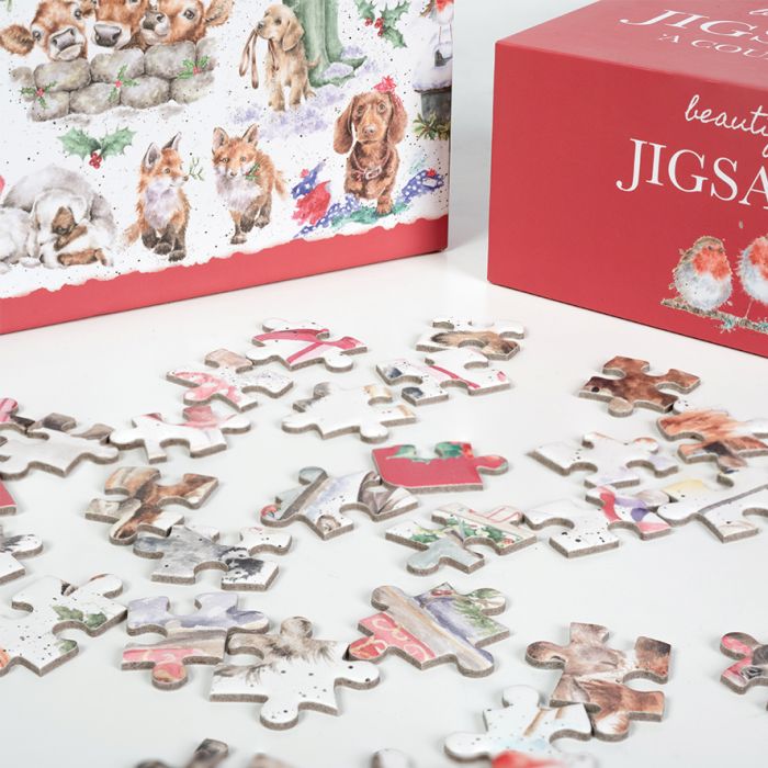 Wrendale Country Set Christmas Jigsaw Puzzle