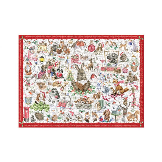 Wrendale Country Set Christmas Jigsaw Puzzle