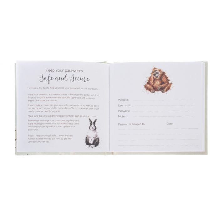 Wrendale Password Book | Cow