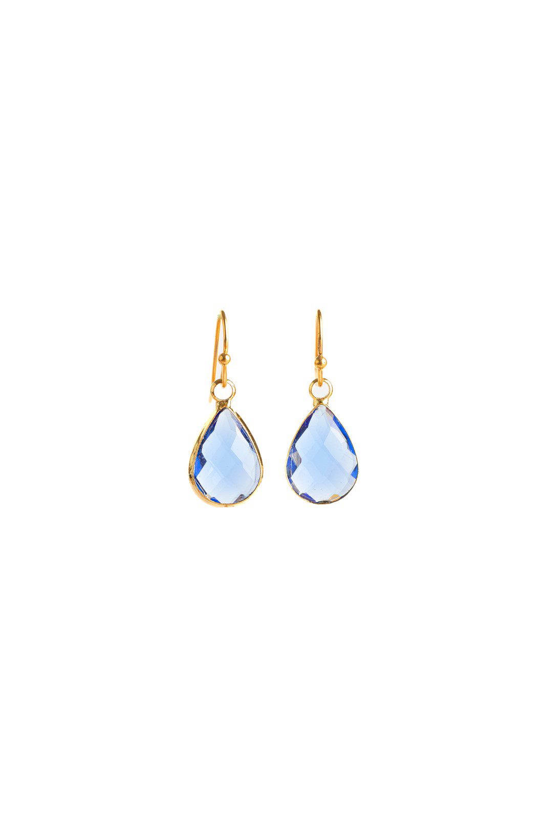 Teardrop Blue Earrings