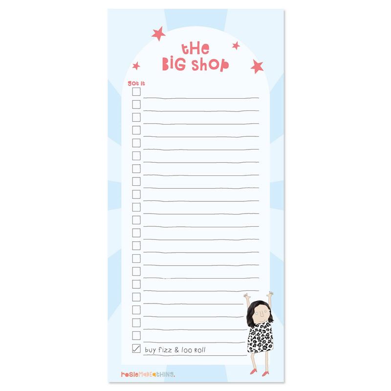 Rosie Made a Thing - Big Shop - Slim List Pad