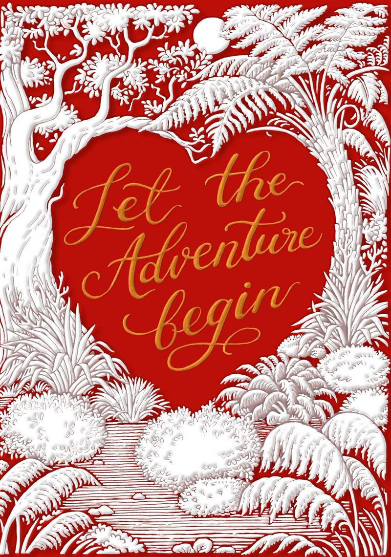 Wolfkamp & Stone - Let The Adventure Begin - Wedding Card