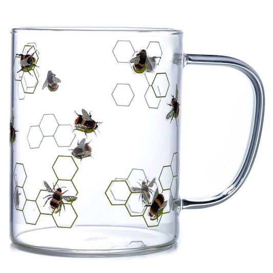 Bee Glass Mug