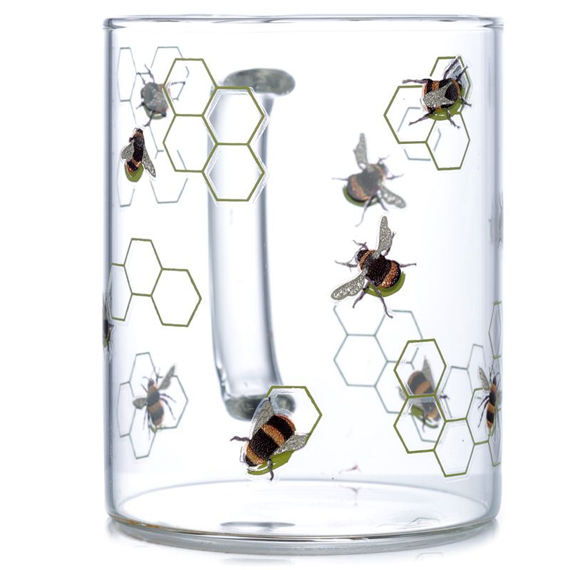 Bee Glass Mug