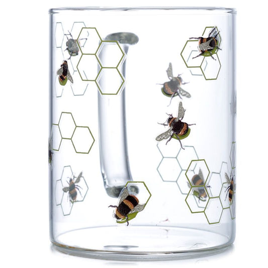 Bee Glass Mug
