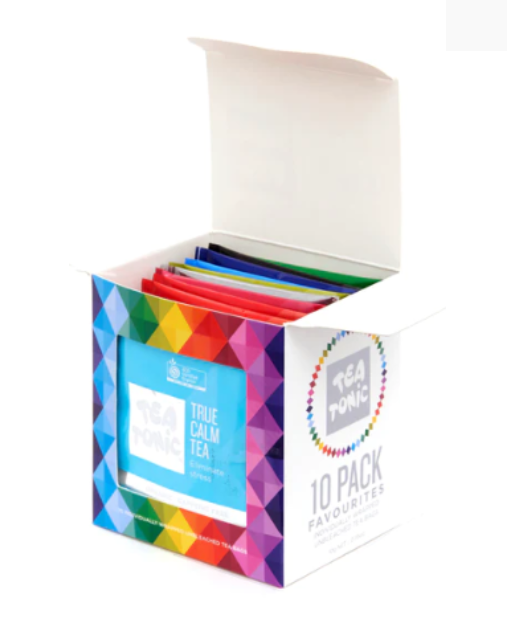 TT 10 Teabag Box - Colourful