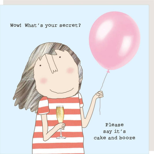 Rosie Made A Thing - Wow Secret - Humour Card
