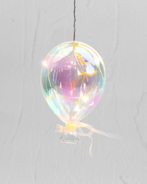 Hanging Glass Light | Clear tinted balloon