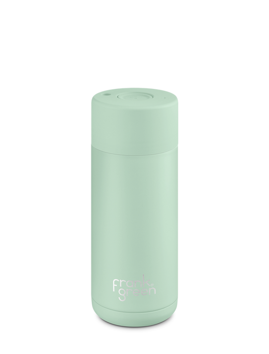 Ceramic Reusable Cup 16oz | Mint Green