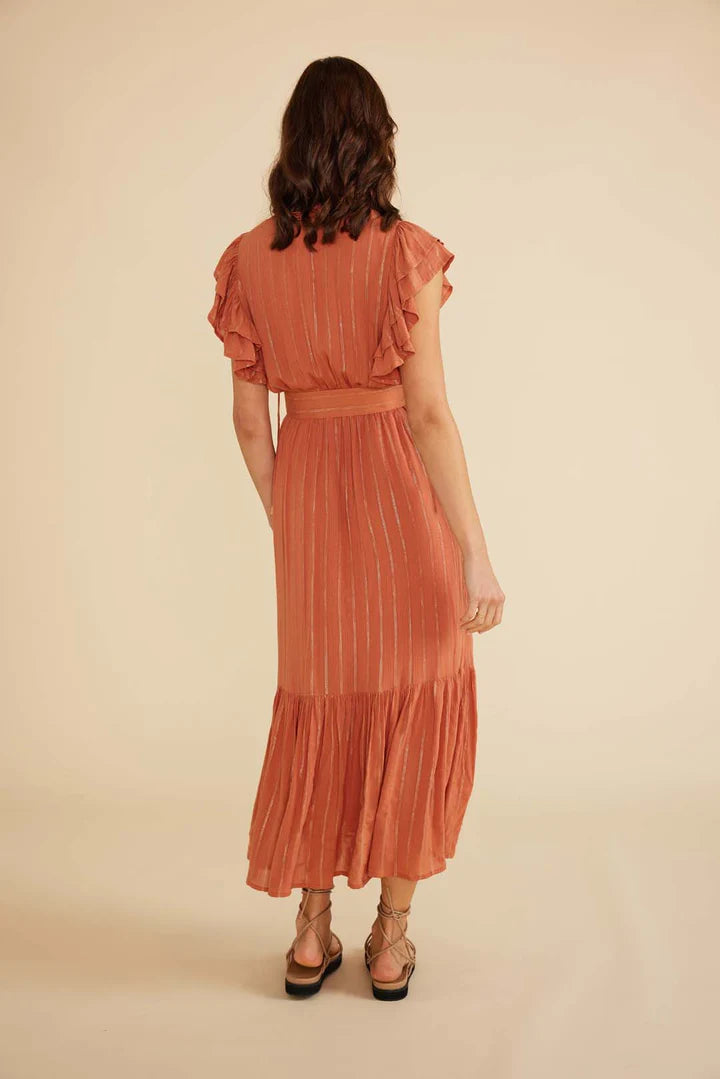 Kaia Midi Dress | Clay