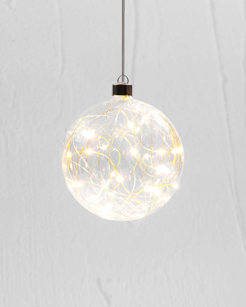 Hanging Glass Light | Thread Sphere