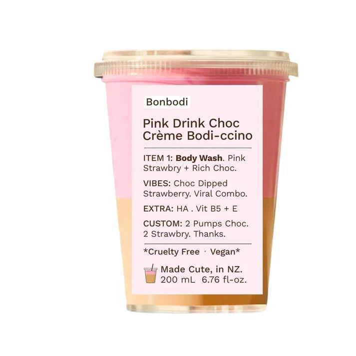 Pink Drink Choc Crème Bodi-ccino Body Wash 200 mL
