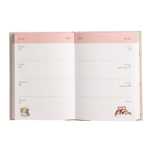 2027 Wrendale Bunny Flexi Diary