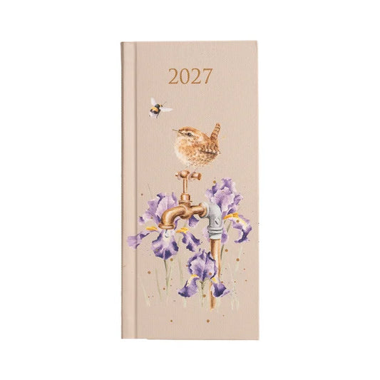 2027 Wrendale Week To View Bird Slim Diary