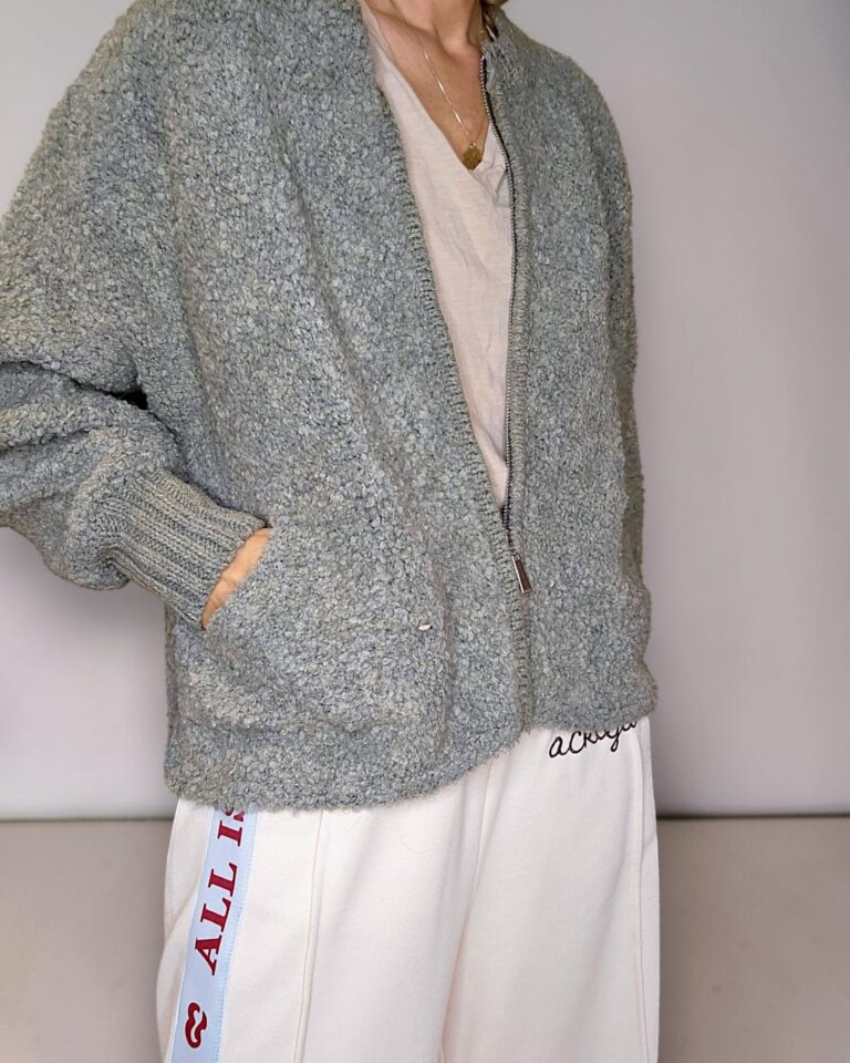Chenille Zip Jkt