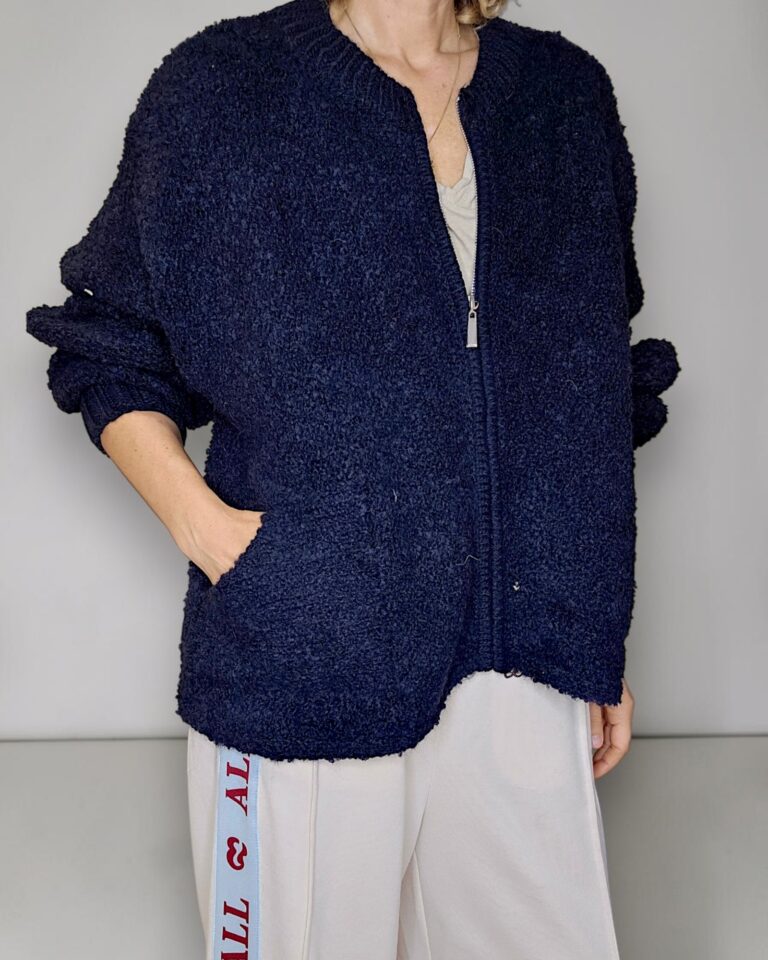 Chenille Zip Jkt