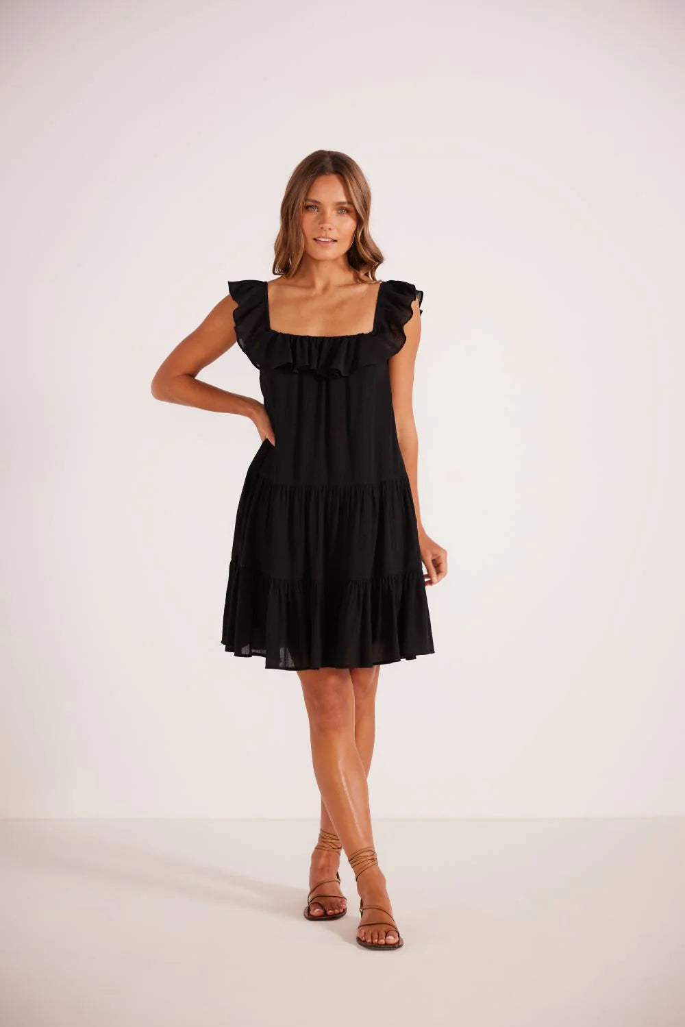 Thandie Frill Mini Dress