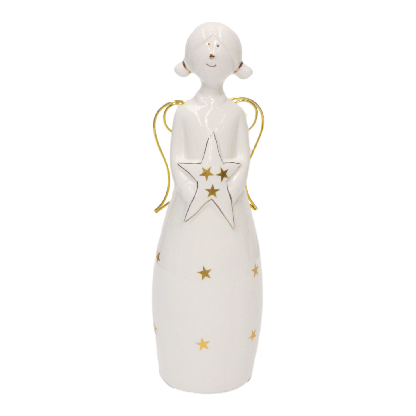 Angel with Gold Star 24cm