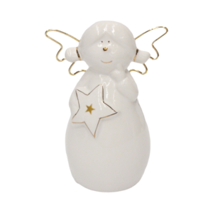 Angel with Gold Wings 15cm
