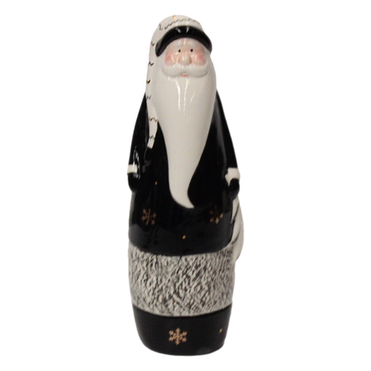 Santa – Black & Gold 23cm