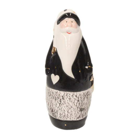 Santa – Black and White 12cm