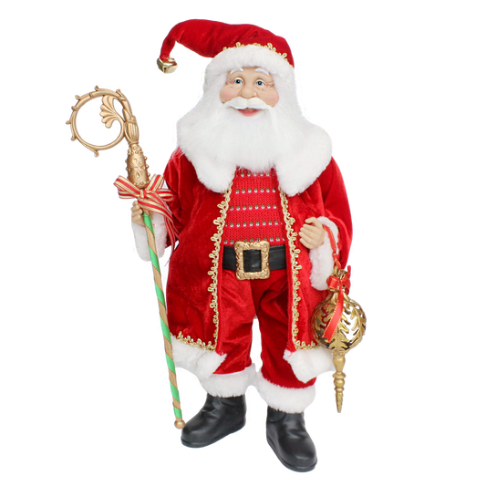 Santa Red Jacket & Staff