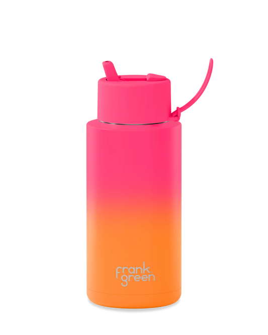 Frank Green Ceramic Reuseable Bottle- 1 litre Summer Sunset