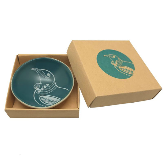Jo Luping Design - Tui White On Teal