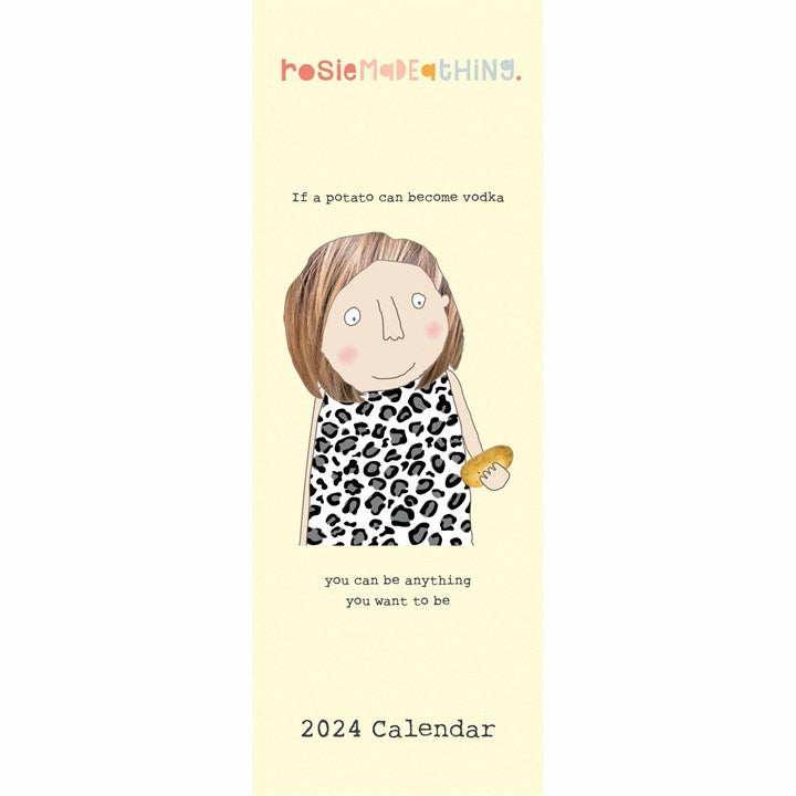 Rosie Made a Thing Slim Calendar 2024