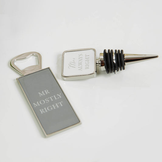 Mr & Mrs Bottle Stop/Opener