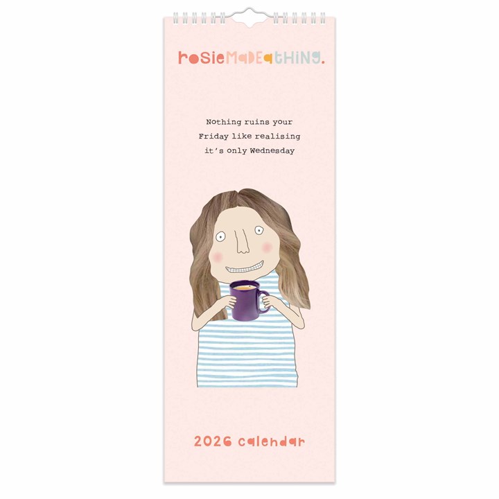 Rosie Made A Thing Slim Calendar 2026