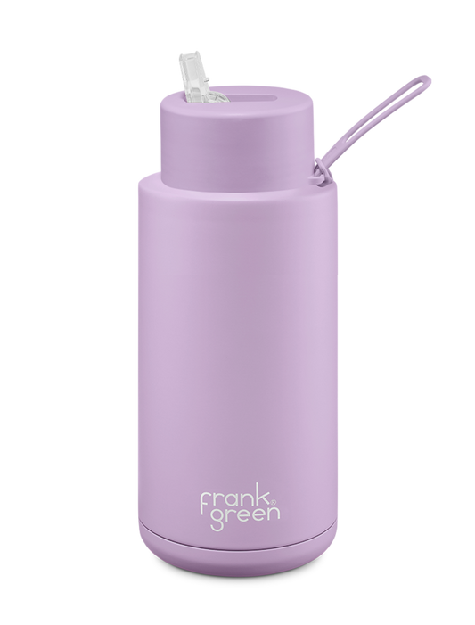Frank Green Ceramic Reusable Bottle 1 litre | Lilac Haze